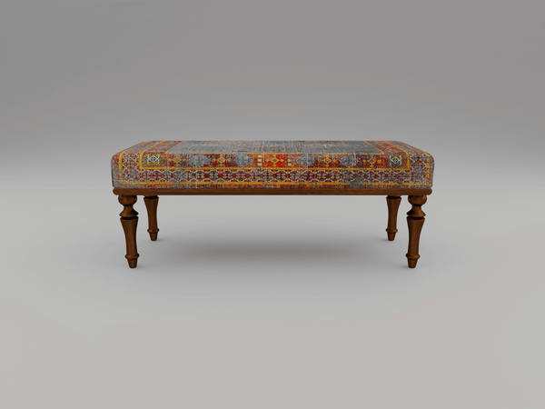 Handmade Upholstered Ottoman Bench