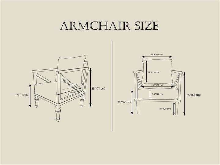 Large Size Armchair, Wide Sitting Armchair, Cushioned Armchair, Custom Size Armchair, Pet Sleep Armchair, Luxury Design Armchair, Special Size Armchair 