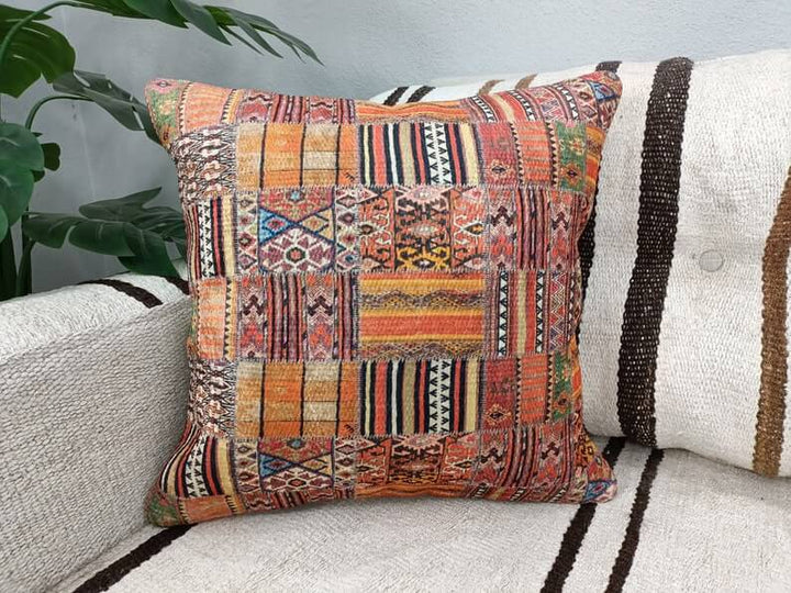 pillow cushion cover persian cushion wool kilim extra long pillow naturel pillow lumbar insert lumbar for bed hippie pillow cover