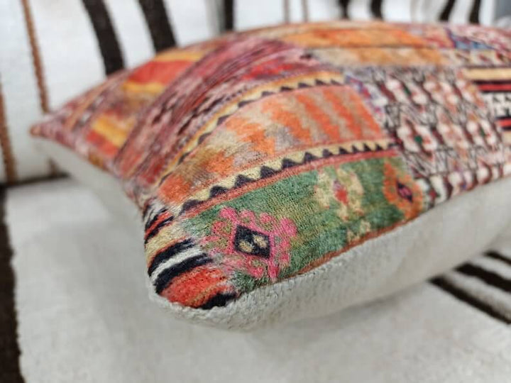 beige orange pillow pillow cushion pillow with zipper decor cushion chic pillow pillow for sofa hand made rug