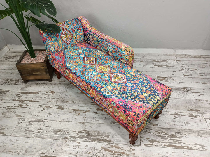 Livingroom Bench, Kitchen Sitting Bench, Decorative Footstool Bench, Bohemian Stool Bench, Kilim Pattern Dining Room Ottoman Bench, Small Stool Ottoman