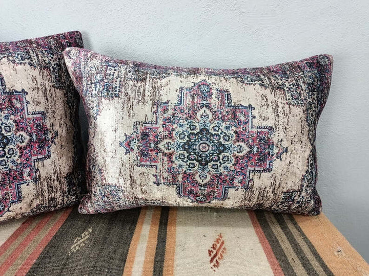 boho wall hanging window decor euro sham cover 18x18 pillow flat weave rug