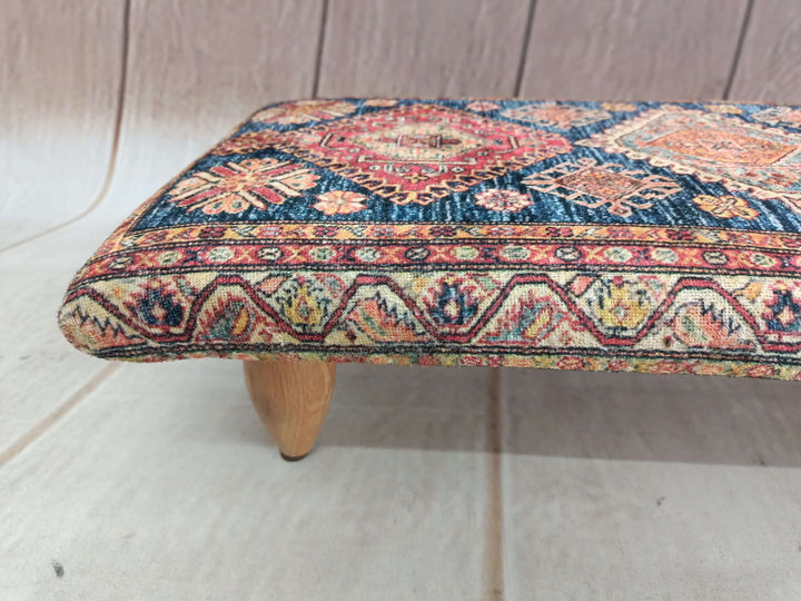 Entrance Hall Modern Decor Sitting Bench, Home Rocking Bench, Mid Century Modern Upholstered Fabric Rocking Bench, Movie To Watch Comfort Bench