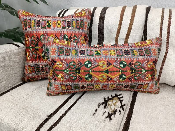 natural kilim pillow ethnic kilim pillow pillow cover turkish lumbar cushion cover lumbar kilim pillow anatolian pillowcase oushak kilim pillow